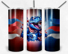 Load image into Gallery viewer, 4th of July T rex Dinosaur