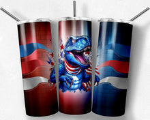 Load image into Gallery viewer, 4th of July T rex Dinosaur