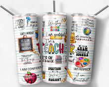 Load image into Gallery viewer, Teacher Daily Affirmations Inspiration