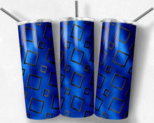 Load image into Gallery viewer, Royal blue Black Sports colors Background