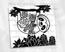 Load image into Gallery viewer, Black and White Sloth