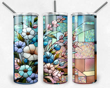 Load image into Gallery viewer, Stained Glass Pastel Flowers