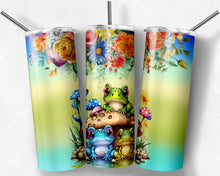 Load image into Gallery viewer, Frogs and Flowers Watercolor