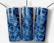 Load image into Gallery viewer, blue and Silver Sports colors Background