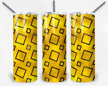 Load image into Gallery viewer, Bright Yellow Black  Sports colors Background