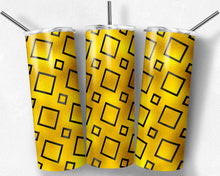 Load image into Gallery viewer, Bright Yellow Black  Sports colors Background