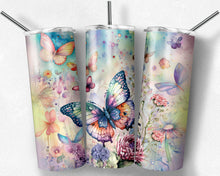 Load image into Gallery viewer, Pastel Watercolor Butterflies