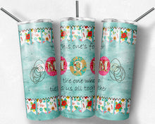 Load image into Gallery viewer, This one's for Mom Fabric and Floral Tumbler