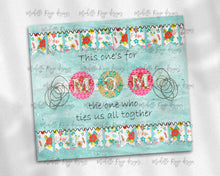 Load image into Gallery viewer, This one's for Mom Fabric and Floral Tumbler