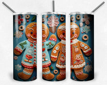 Load image into Gallery viewer, Gingerbread Cookie Couple Embroidered Design