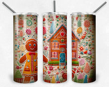 Load image into Gallery viewer, Gingerbread House Embroidered Design