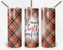 Load image into Gallery viewer, Flannel boots and bonfires