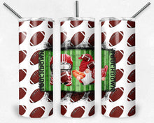 Load image into Gallery viewer, Football Gnomes Tumbler Design