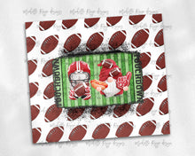 Load image into Gallery viewer, Football Gnomes Tumbler Design