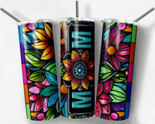 Load image into Gallery viewer, MOM Stained Glass Flowers