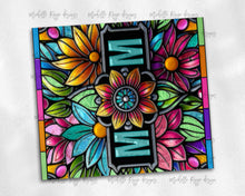 Load image into Gallery viewer, MOM Stained Glass Flowers