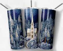 Load image into Gallery viewer, Church Night Sky Embroidered Design