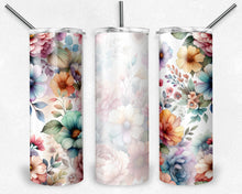 Load image into Gallery viewer, Pastel Watercolor flowers  105 matches  the mom names 105b