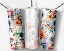 Load image into Gallery viewer, Pastel Watercolor flowers  105 matches  the mom names 105b