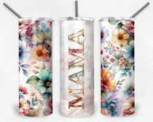 Load image into Gallery viewer, Pastel Watercolor flowers  105 matches  the mom names 105b