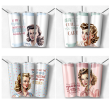 Load image into Gallery viewer, Retro sarcastic  quotes