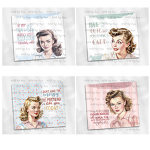 Load image into Gallery viewer, Retro sarcastic  quotes