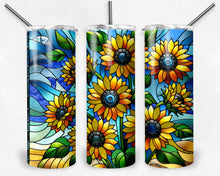 Load image into Gallery viewer, Stained Glass Sunflowers