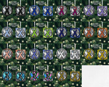 Load image into Gallery viewer, Awareness Ribbon Stained Glass Christmas Ornament Bundle - CYBER SALE