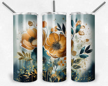 Load image into Gallery viewer, BOHO TEAL GOLD WATERCOLOR