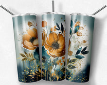 Load image into Gallery viewer, BOHO TEAL GOLD WATERCOLOR