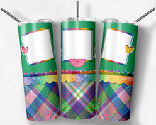 Load image into Gallery viewer, Bright Plaid with Picture Frames