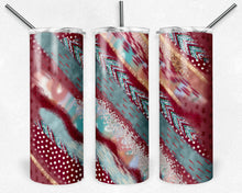 Load image into Gallery viewer, Red Teal and Gold Boho Milky Way