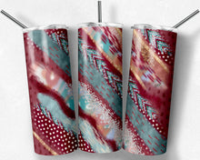 Load image into Gallery viewer, Red Teal and Gold Boho Milky Way