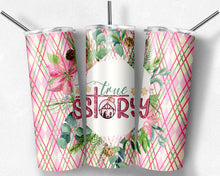 Load image into Gallery viewer, True Story on Christmas Pink Argyle Plaid