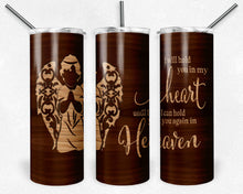 Load image into Gallery viewer, Boy Child Angel Wood Grain I Will Hold You in My Heart