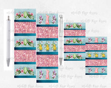 Load image into Gallery viewer, Easter Bunny Egg and Chick Pen Wraps Two Designs Each in Two Sizes
