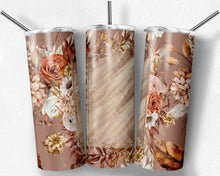 Load image into Gallery viewer, Fall Tan Boho Floral Rectangle Frame Blank