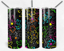 Load image into Gallery viewer, Fluorescent Neon Rainbow Peekaboo Flowers