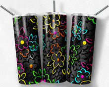 Load image into Gallery viewer, Fluorescent Neon Rainbow Peekaboo Flowers