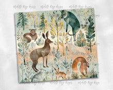 Load image into Gallery viewer, Woodland Animals Folk Art Design