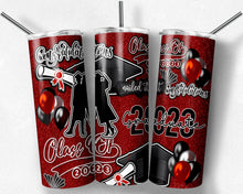 Load image into Gallery viewer, Red Glitter 2023 Graduation Burst