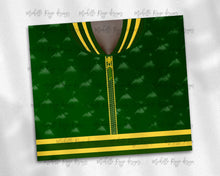 Load image into Gallery viewer, Girls Varsity Jacket Green and Yellow Gold African American