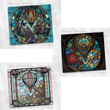 Load image into Gallery viewer, Hot air balloon stained glass bundle