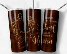 Load image into Gallery viewer, Male Angel Wood Grain I Will Hold You in My Heart