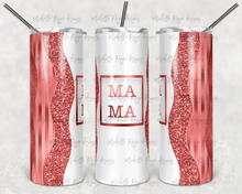 Load image into Gallery viewer, Mama Coral - Kids Flip Cup, 15oz Skinny Tumbler, 20 Oz Skinny Tumbler Design
