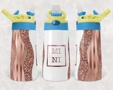 Load image into Gallery viewer, Mama Mini Rose Gold - Kids Flip Cup, 15oz Skinny Tumbler, 20 Oz Skinny Tumbler Design