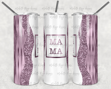 Load image into Gallery viewer, Mama Mini Violet Set  - Kids Flip Cup, 15oz Skinny Tumbler, 20 Oz Skinny Tumbler Design