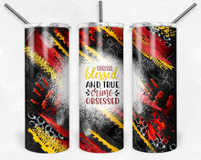 Load image into Gallery viewer, Stressed Blessed and True Crime Obsessed Crime TV Milky Way