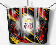 Load image into Gallery viewer, Stressed Blessed and True Crime Obsessed Crime TV Milky Way