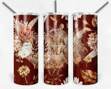 Load image into Gallery viewer, Boho Burgandy  Floral Frame Mama